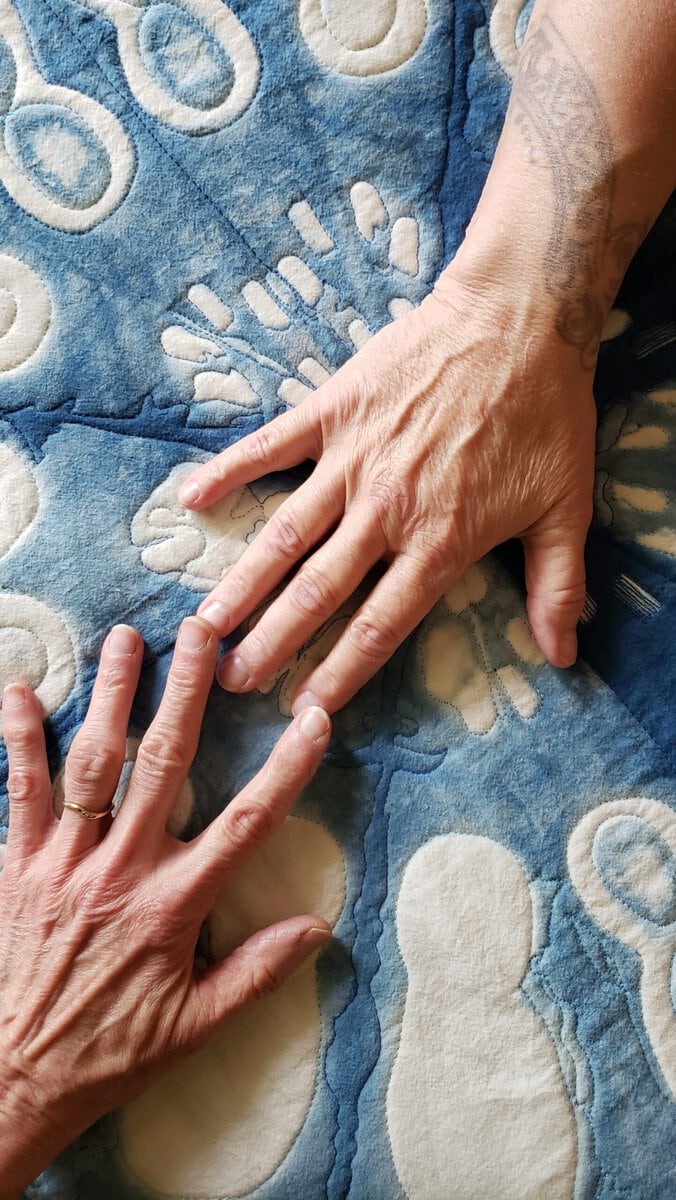 - in stitches hands scaled